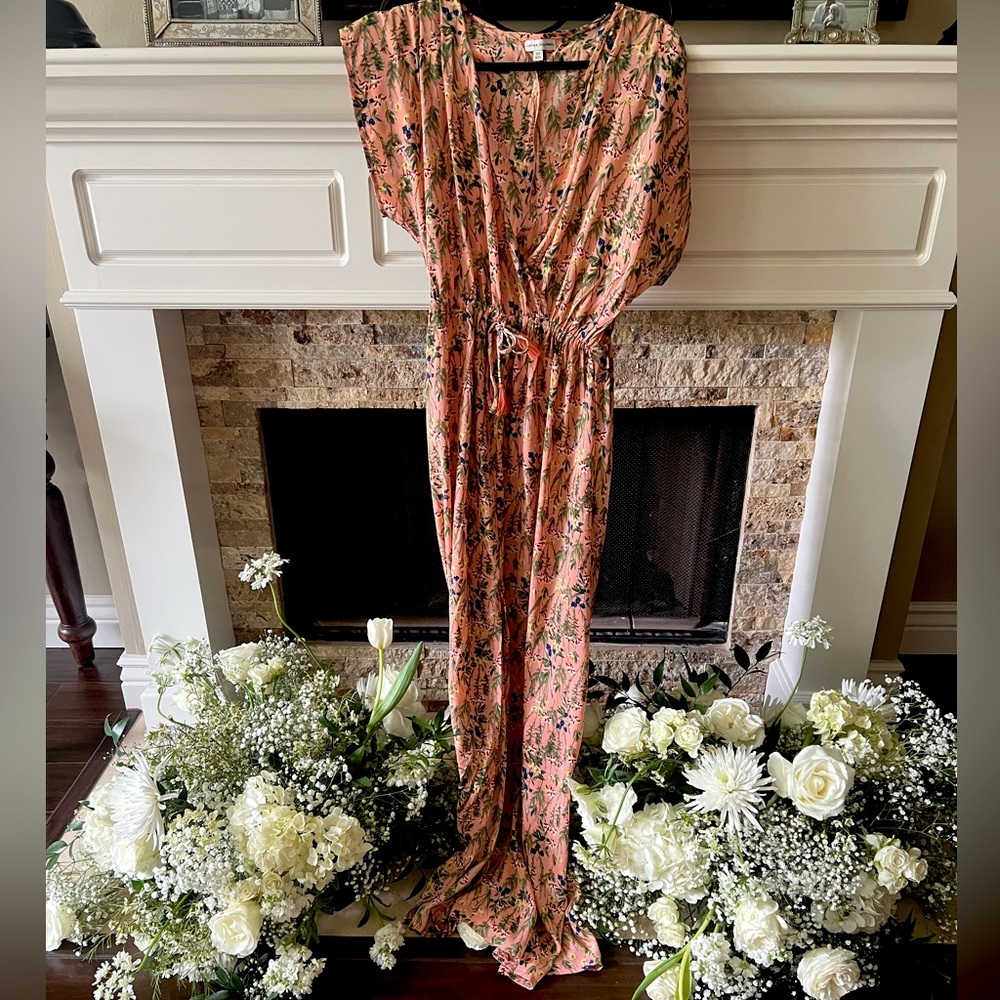 Floral Maxi Dress in Pink